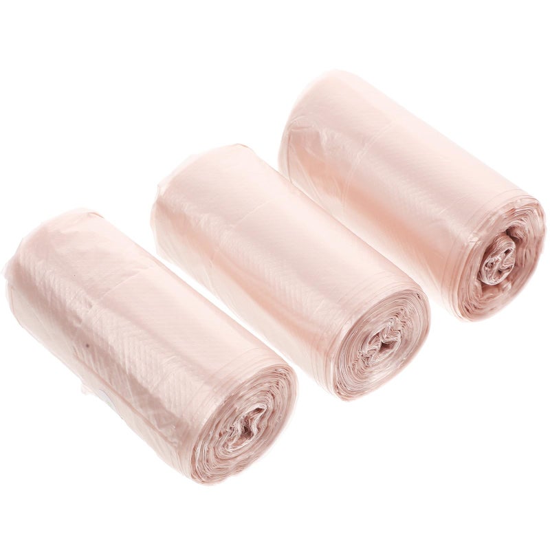 Rose Gold Small Thickened Disposable Garbage Bags 90pcs for Car Home Office and Travel Use - Image 2